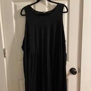 Black swing dress